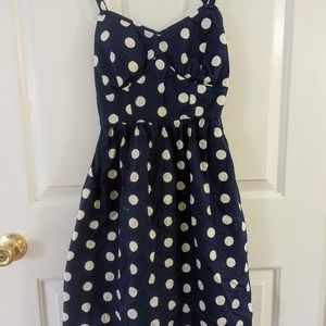 Poka dot dress with pockets